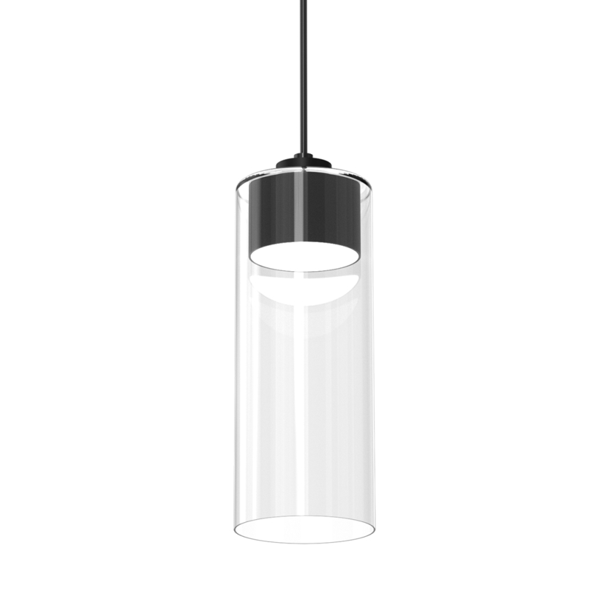 Candelabro suspenso CLARISSA 1xGX53/12W/230V preto