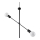 Candelabro suspenso CONCEPT 2xE27/60W/230V