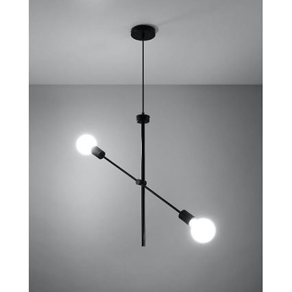 Candelabro suspenso CONCEPT 2xE27/60W/230V
