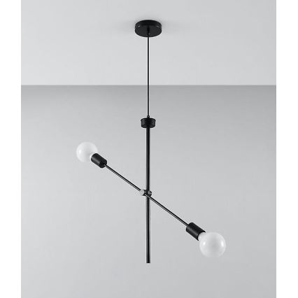Candelabro suspenso CONCEPT 2xE27/60W/230V