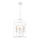 Candelabro suspenso CONSTANTINE 3xE27/60W/230V branco