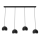 Candelabro suspenso COOL 4xE27/60W/230V preto