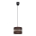 Candelabro suspenso CORAL 1xE27/60W/230V d. 20 cm castanho
