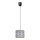 Candelabro suspenso CORAL 1xE27/60W/230V d. 20 cm cinzento