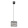 Candelabro suspenso CORAL 1xE27/60W/230V d. 20 cm cinzento
