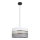 Candelabro suspenso CORAL 1xE27/60W/230V d. 40 cm branco/cinzento