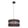 Candelabro suspenso CORAL 1xE27/60W/230V d. 40 cm castanho