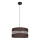 Candelabro suspenso CORAL 1xE27/60W/230V d. 40 cm castanho