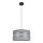 Candelabro suspenso CORAL 1xE27/60W/230V d. 40 cm cinzento