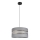 Candelabro suspenso CORAL 1xE27/60W/230V d. 40 cm cinzento