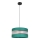 Candelabro suspenso CORAL 1xE27/60W/230V d. 40 cm verde