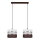 Candelabro suspenso CORAL 2xE27/60W/230V