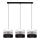 Candelabro suspenso CORAL 3xE27/60W/230V preto/branco