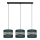 Candelabro suspenso CORAL 3xE27/60W/230V verde