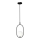 Candelabro suspenso CORDEL 1xG9/28W/230V preto