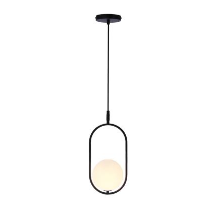 Candelabro suspenso CORDEL 1xG9/28W/230V preto
