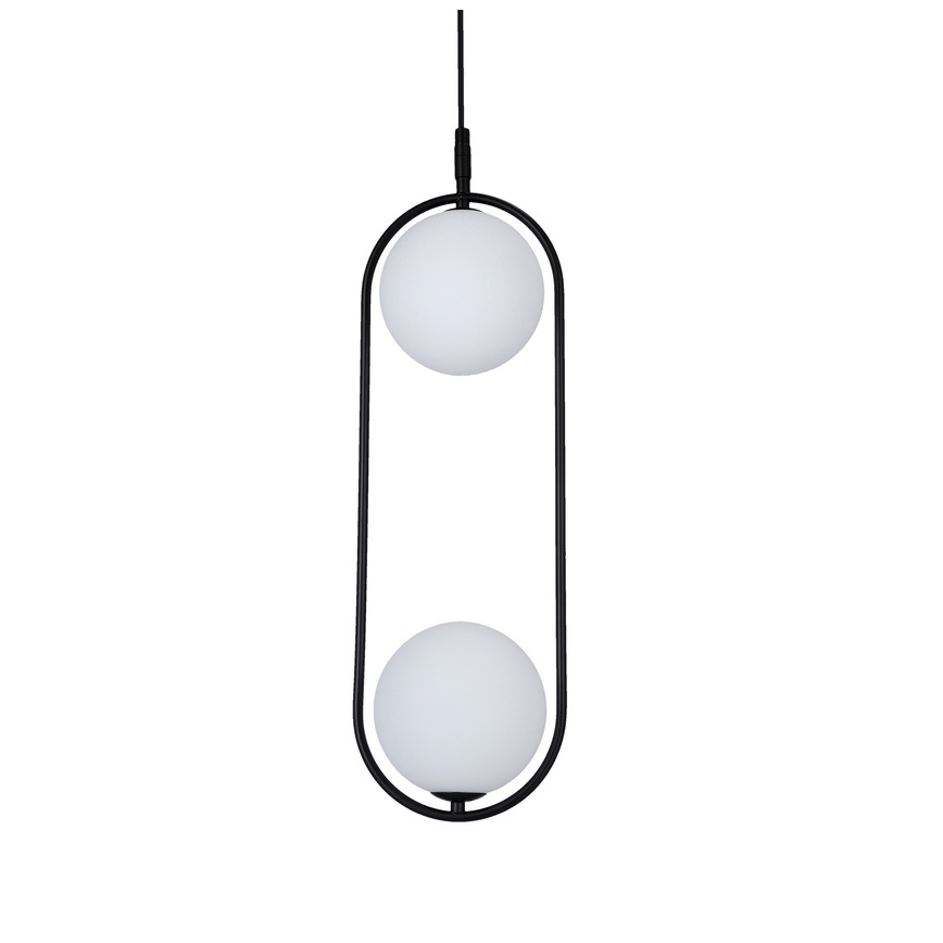 Candelabro suspenso  CORDEL 2xG9/28W/230V preto