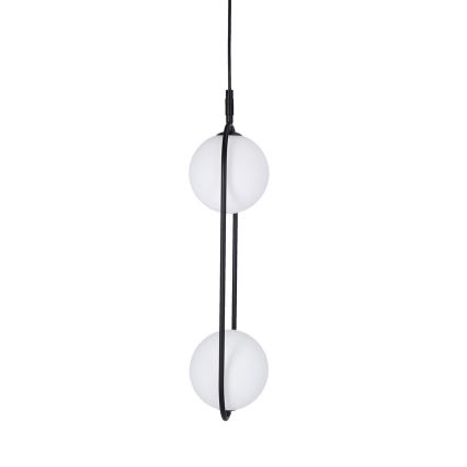 Candelabro suspenso  CORDEL 2xG9/28W/230V preto