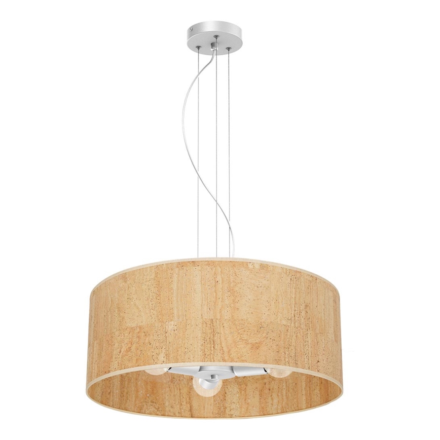 Candelabro suspenso CORK 3xE27/60W/230V