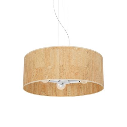 Candelabro suspenso CORK 3xE27/60W/230V