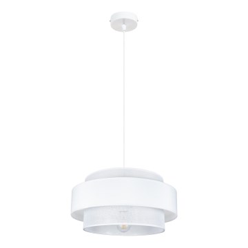 Candelabro suspenso CORSA 1xE27/60W/230V branco