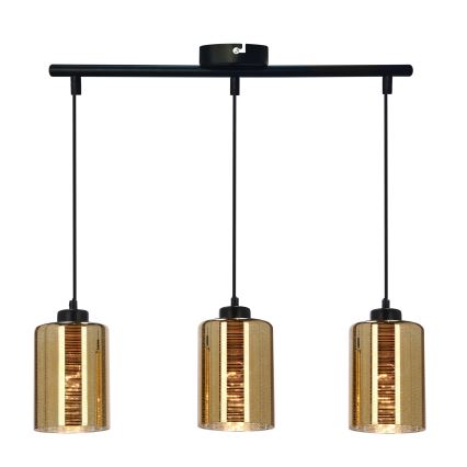 Candelabro suspenso COX 3xE27/60W/230V dourada