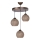 Candelabro suspenso CRAYON 3xE27/60W/230V bege