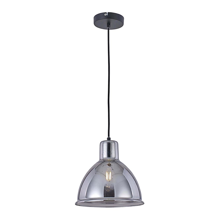 Candelabro suspenso CREATE 1xE27/11W/230V cinzento