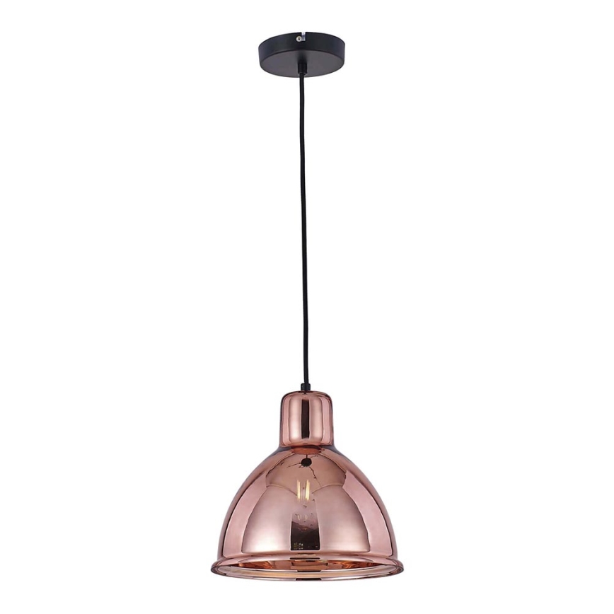 Candelabro suspenso CREATE 1xE27/11W/230V rosa dourada