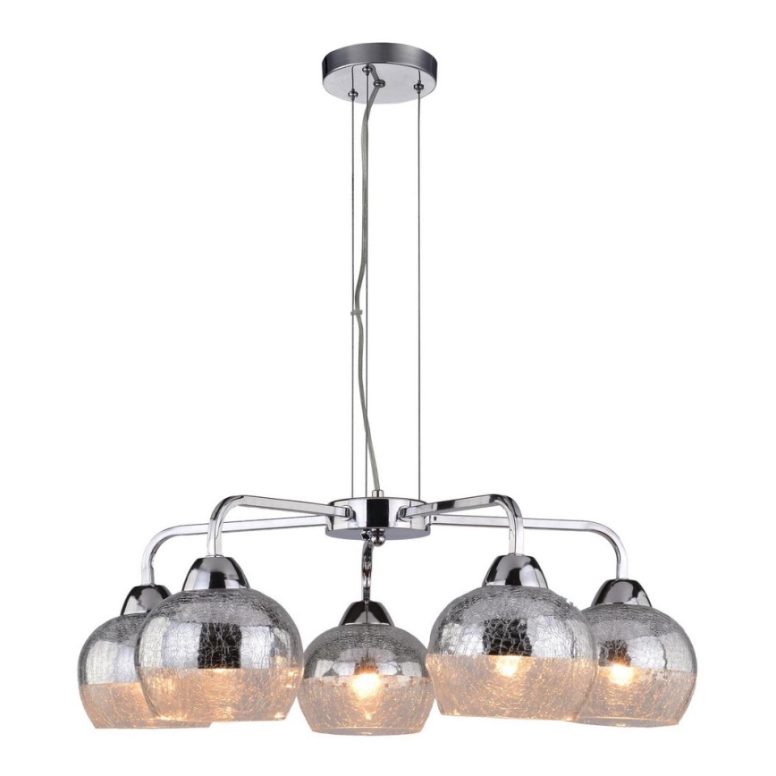Candelabro suspenso CROMINA 5xE27/60W/230V