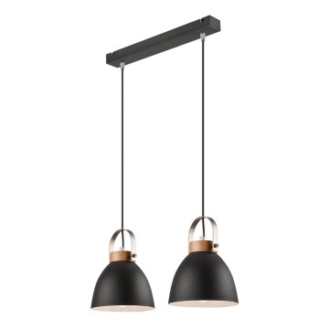 Candelabro suspenso DANIELLE 2xE27/60W/230V faia - FSC certificado