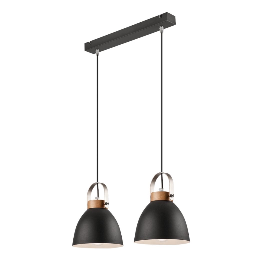 Candelabro suspenso DANIELLE 2xE27/60W/230V faia - FSC certificado