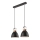 Candelabro suspenso DANIELLE 2xE27/60W/230V faia - FSC certificado