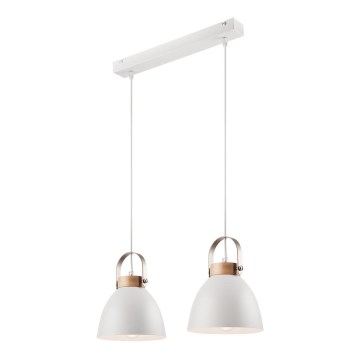 Candelabro suspenso DANIELLE 2xE27/60W/230V faia - FSC certificado