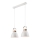 Candelabro suspenso DANIELLE 2xE27/60W/230V faia - FSC certificado