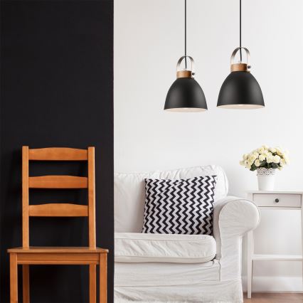 Candelabro suspenso DANIELLE 2xE27/60W/230V faia - FSC certificado