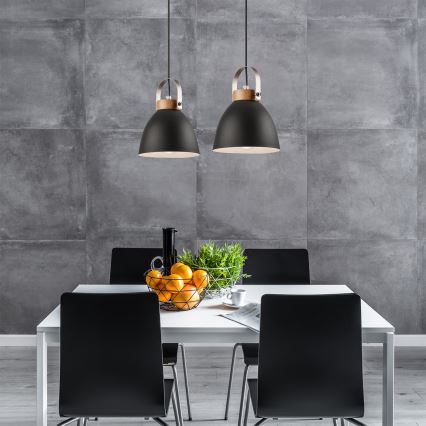 Candelabro suspenso DANIELLE 2xE27/60W/230V faia - FSC certificado