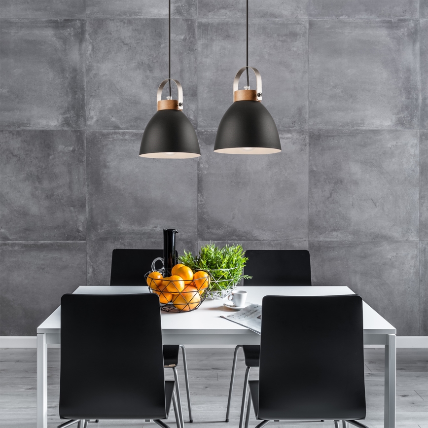 Candelabro suspenso DANIELLE 2xE27/60W/230V faia - FSC certificado