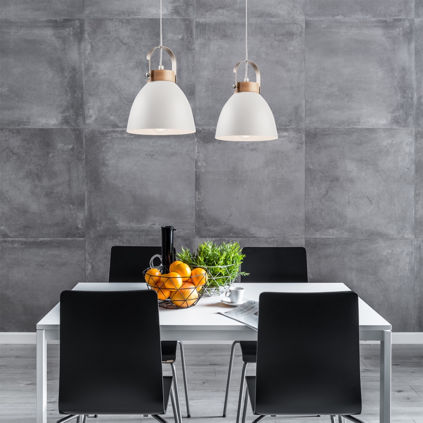 Candelabro suspenso DANIELLE 2xE27/60W/230V faia - FSC certificado