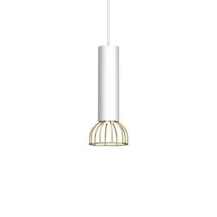 Candelabro suspenso DANTE 1xGU10/25W/230V branco/dourado