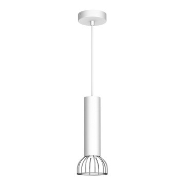Candelabro suspenso DANTE 1xGU10/25W/230V prateado/cromado brilhante