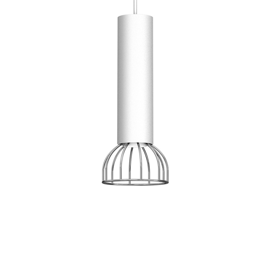 Candelabro suspenso DANTE 1xGU10/25W/230V prateado/cromado brilhante