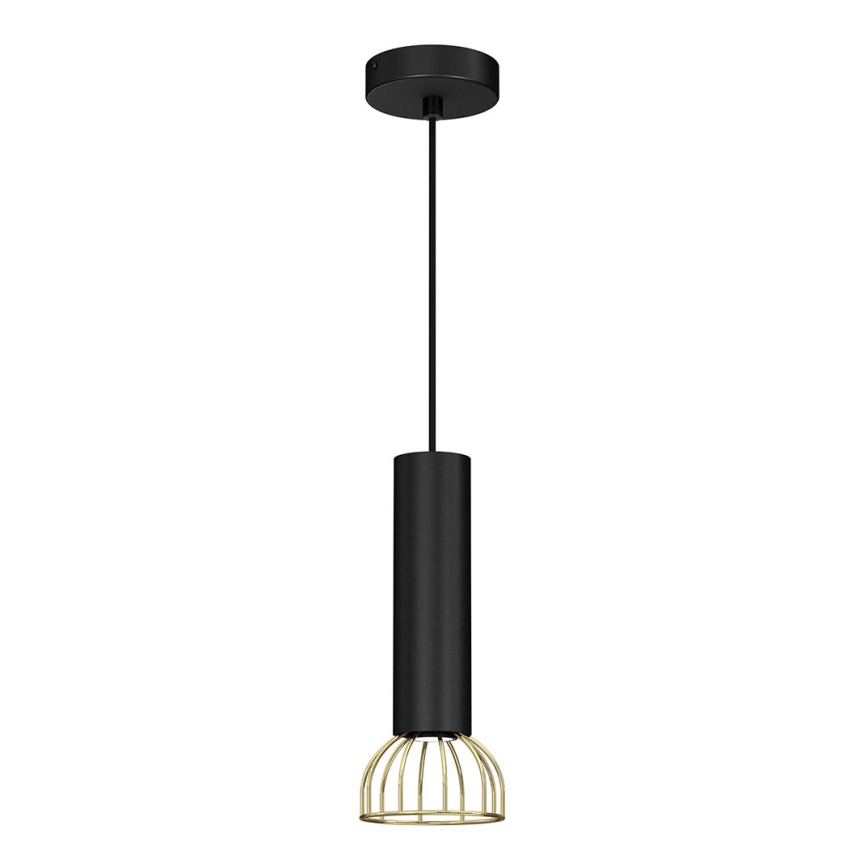 Candelabro suspenso DANTE 1xGU10/25W/230V preto/dourado