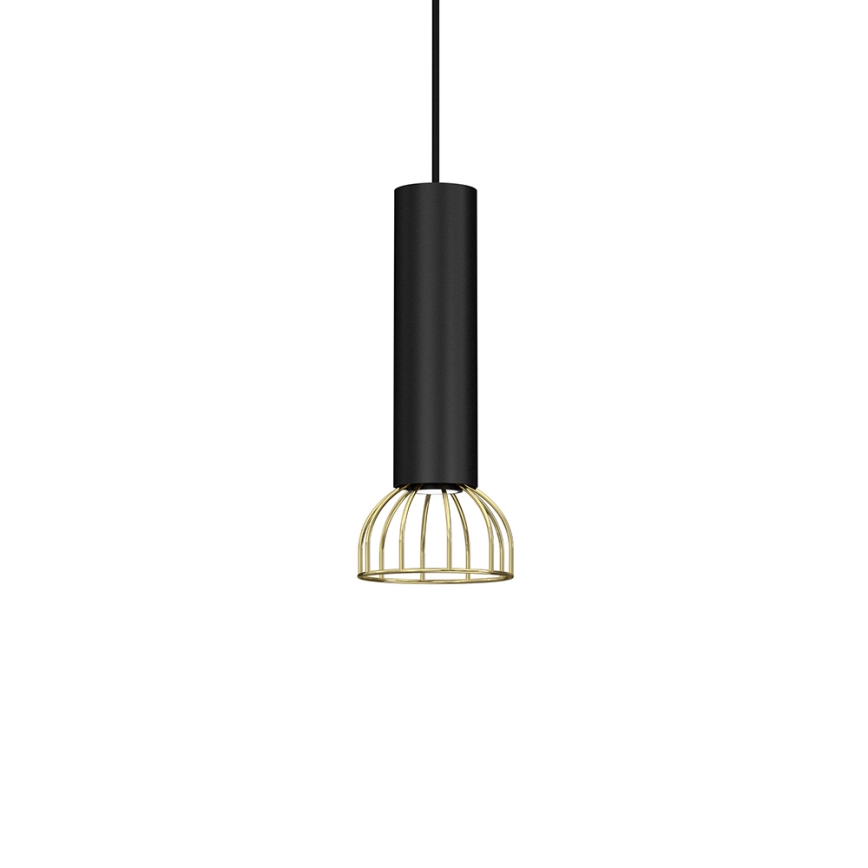 Candelabro suspenso DANTE 1xGU10/25W/230V preto/dourado