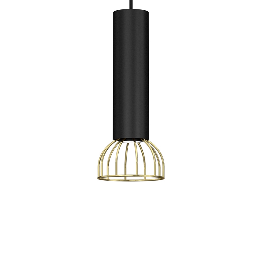 Candelabro suspenso DANTE 1xGU10/25W/230V preto/dourado