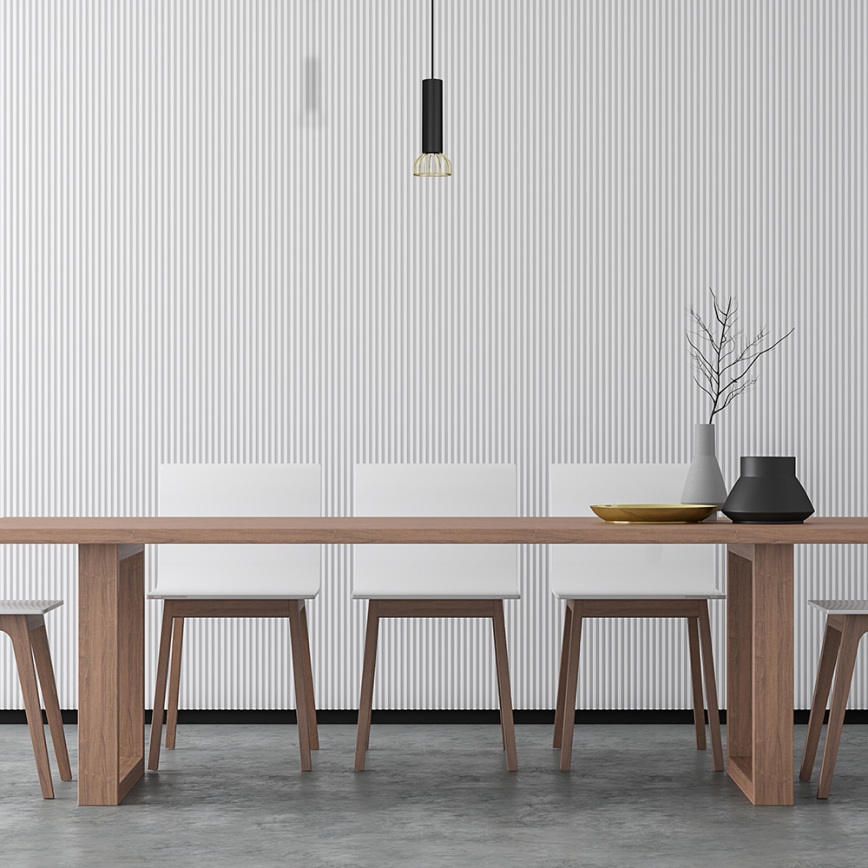 Candelabro suspenso DANTE 1xGU10/25W/230V preto/dourado