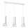 Candelabro suspenso DANTE 3xGU10/25W/230V branco/cromado brilhante