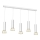 Candelabro suspenso DANTE 5xGU10/25W/230V branco/dourado