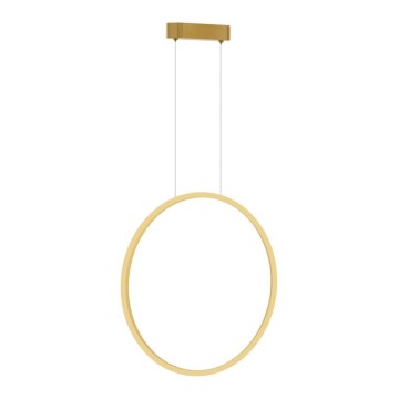 Candelabro suspenso de casa de banho LED SATURNO LED/28W/230V IP44 dourado
