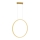 Candelabro suspenso de casa de banho LED SATURNO LED/28W/230V IP44 dourado